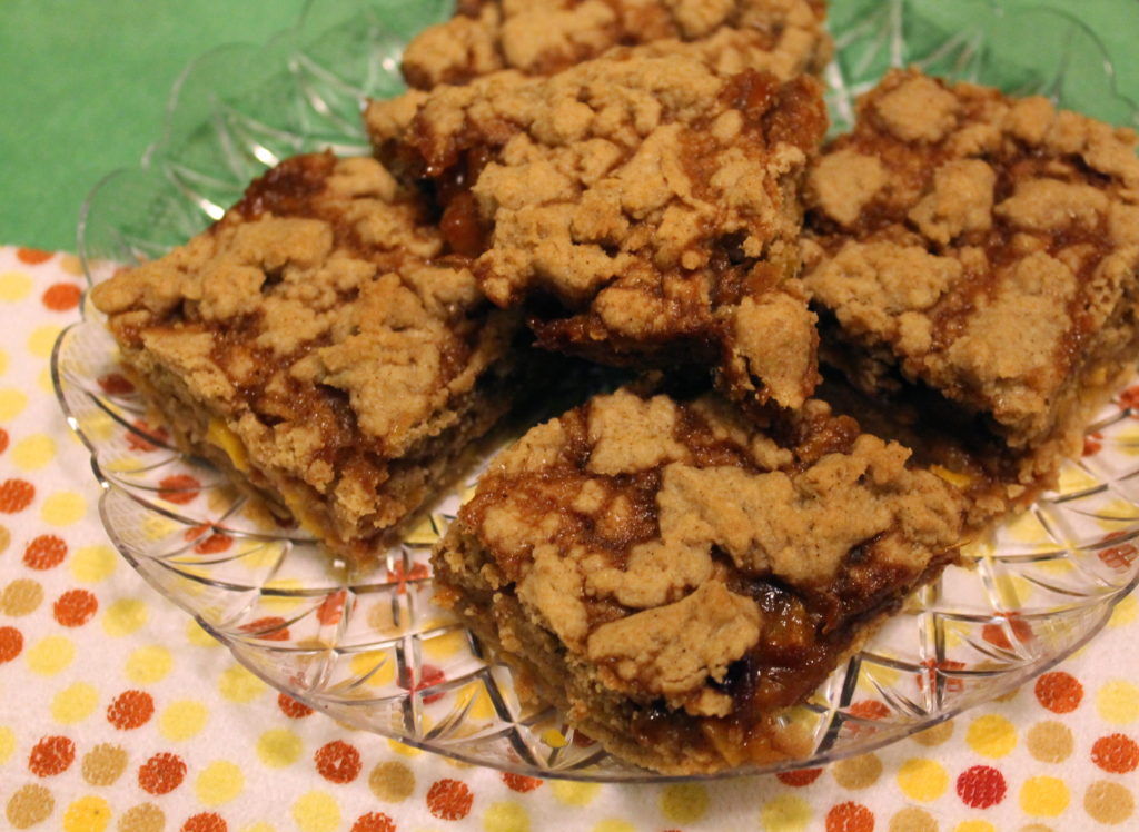 Peach Cobbler Bars