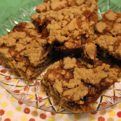 Peach Cobbler Bars