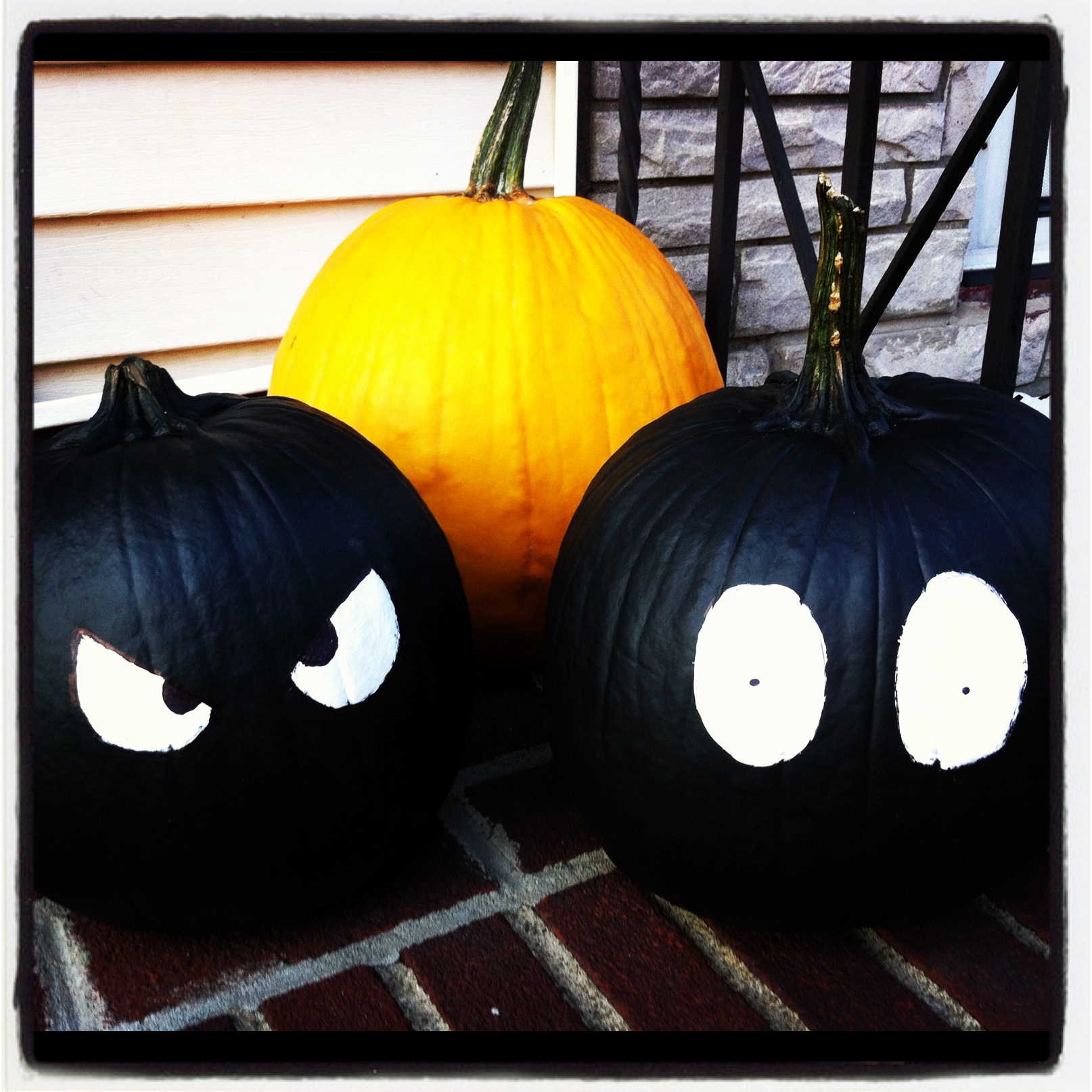 Halloween Painted Pumpkins Frolic Through Life