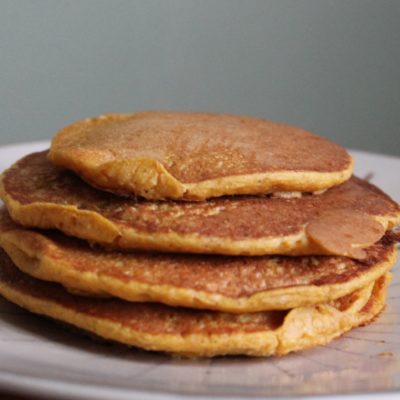 Pumpkin Oatmeal Pancakes