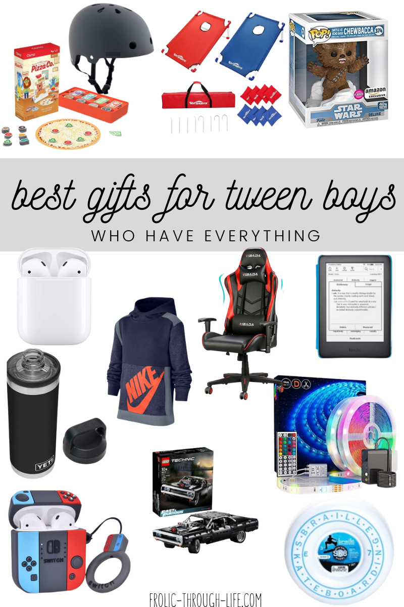 Gift Guide for Tween Boys Frolic Through Life
