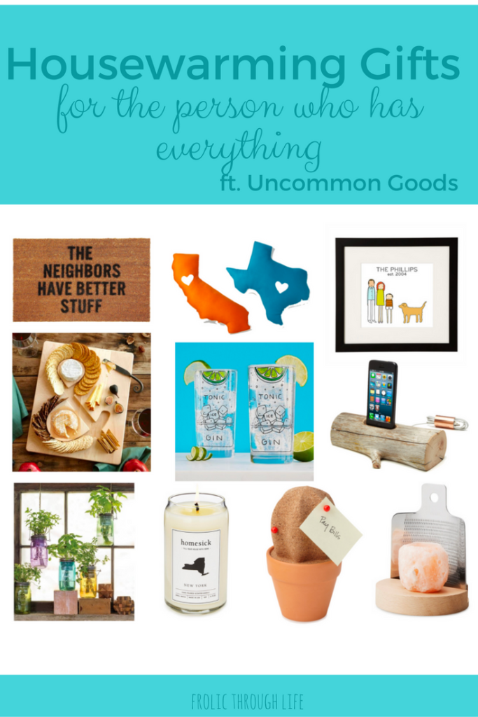 Housewarming Gifts for the Person Who Has Everything - Frolic Through Life